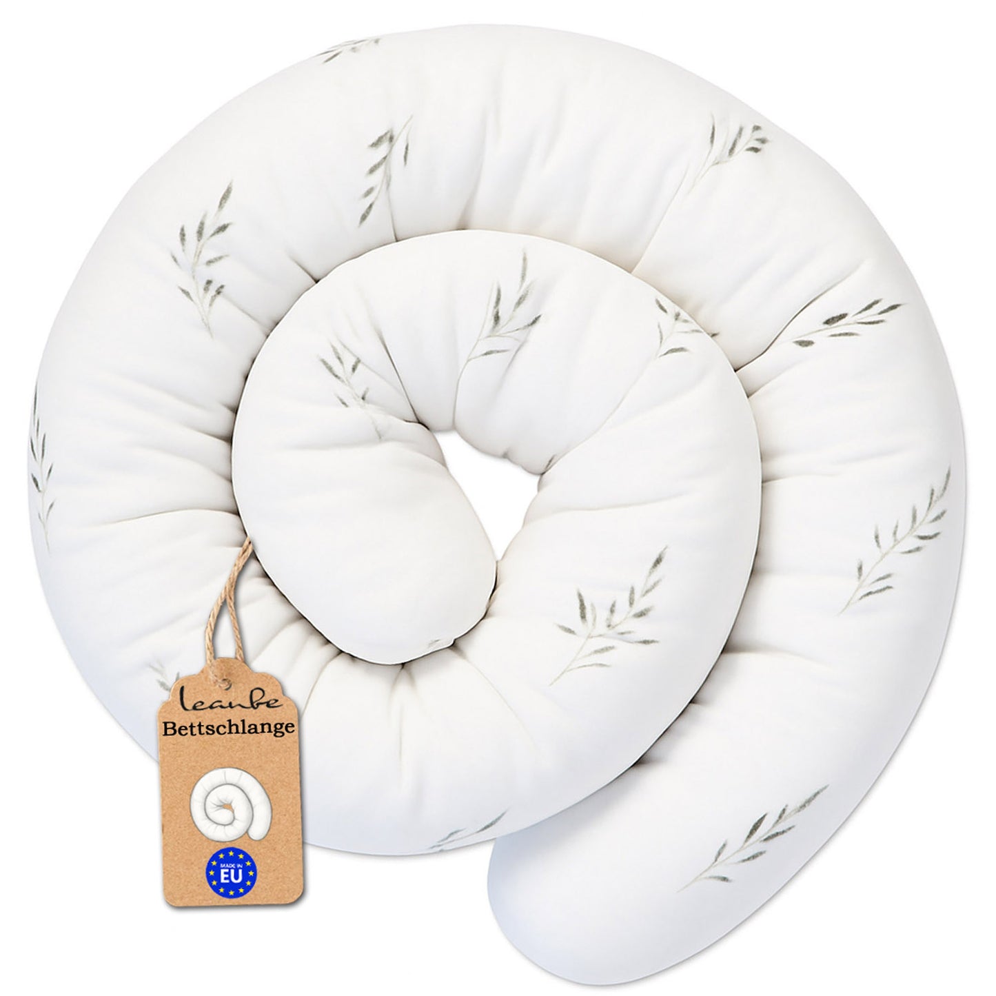 Bettschlange Stillkissen Seitenschläferkissen 150-400 cm Gras