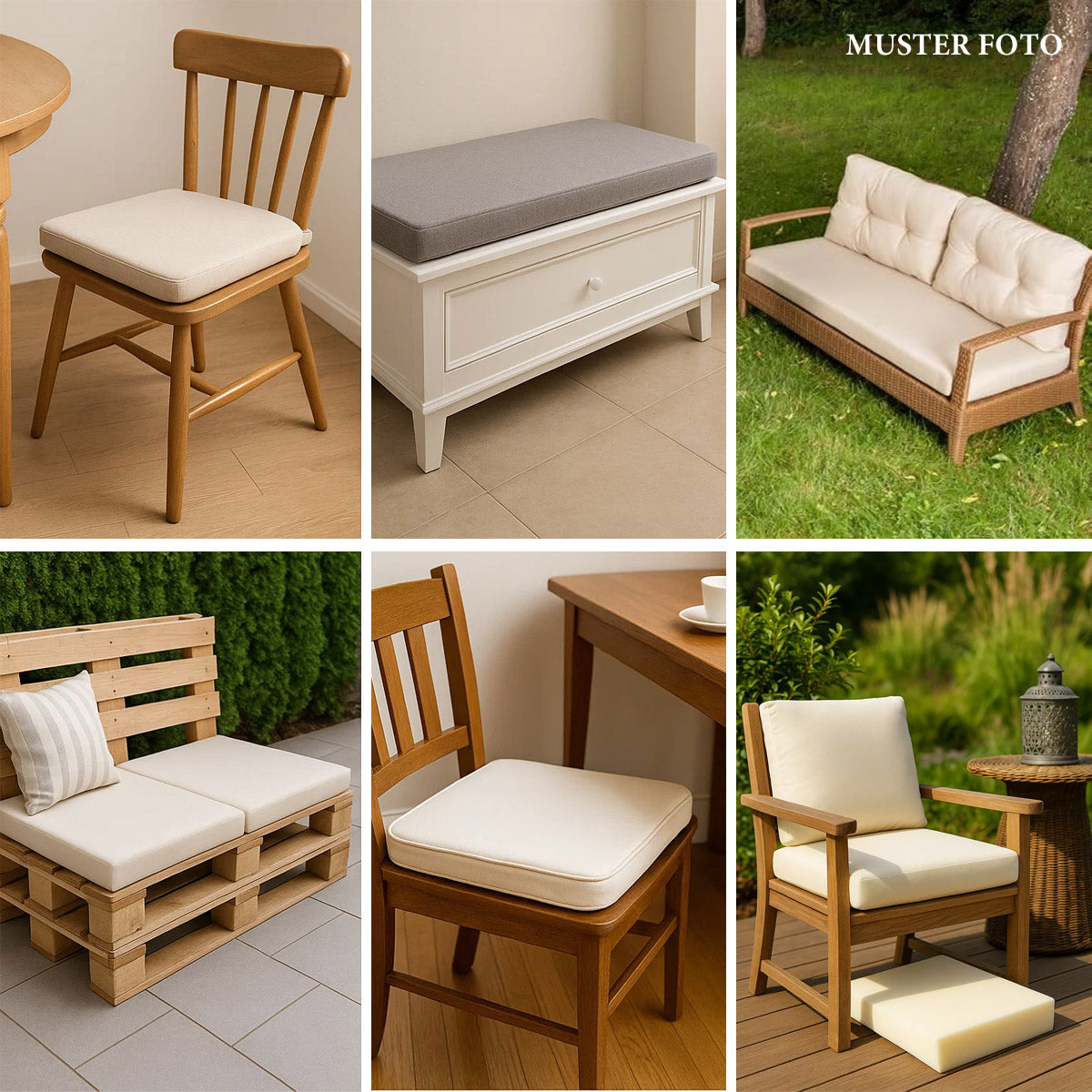 Schaumstoff Schaumstoffplatte N2237 120 x 40 x 5 cm