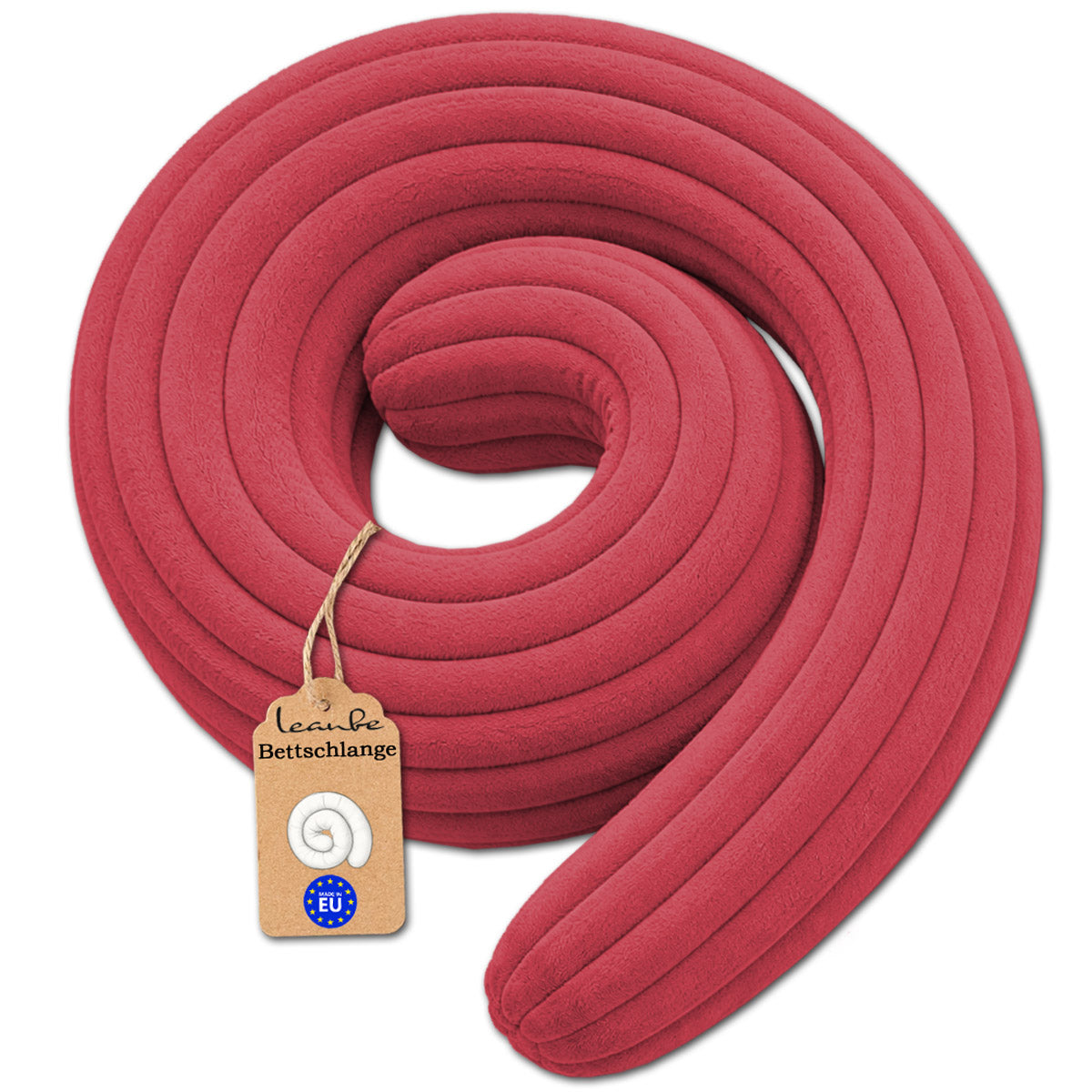 Bettschlange Stillkissen Seitenschläferkissen 150 cm Winerot Plüsch