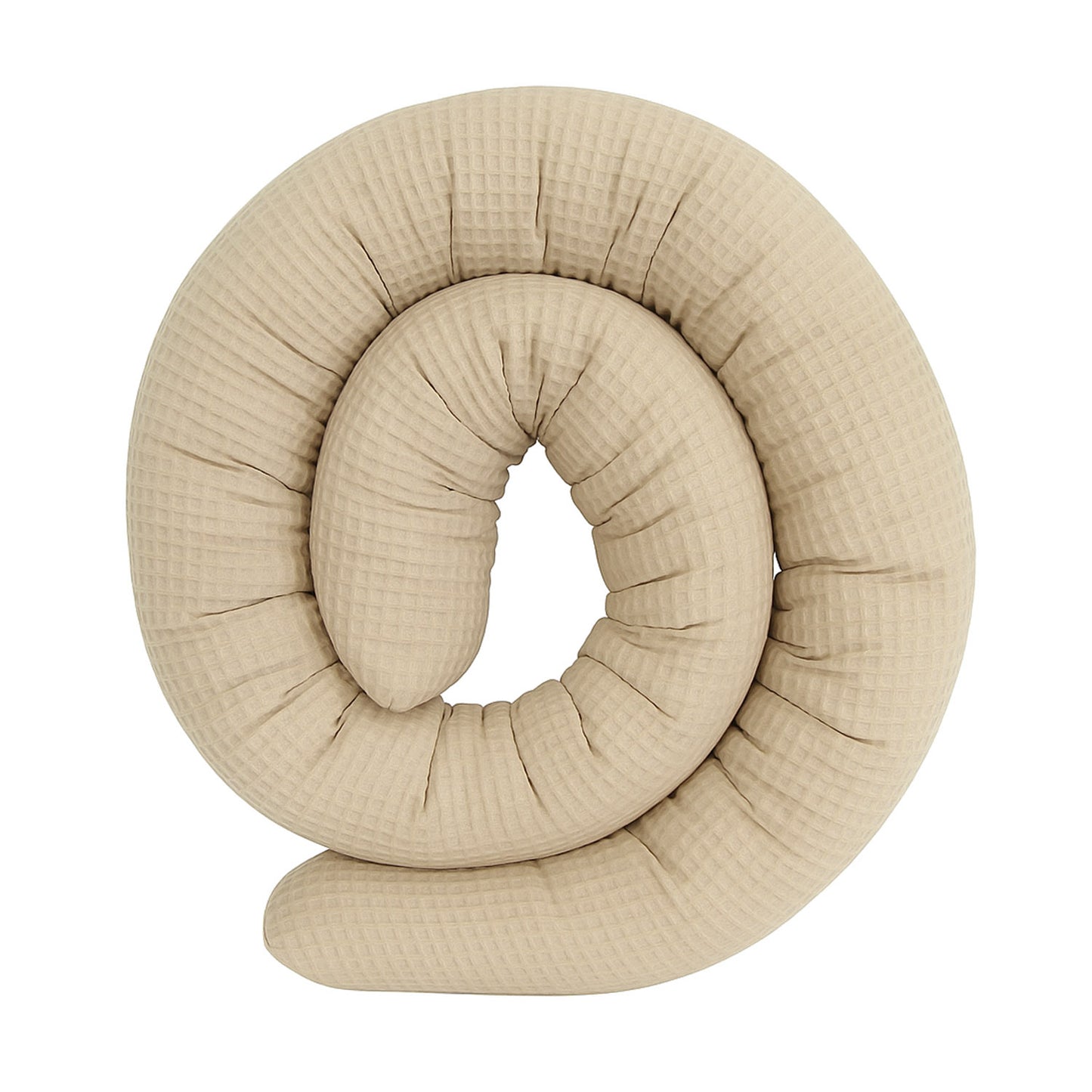 Bettschlange Stillkissen Seitenschläferkissen 150-400 cm Beige