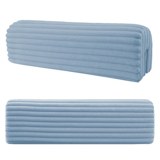 Bettkantenschutz für Babybett – Blau Cord