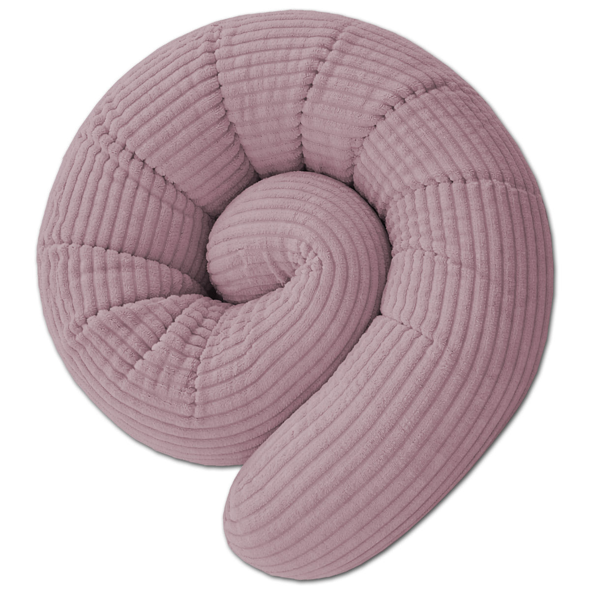 LEANBE Bettschlange Stillkissen – Vielseitiges Seitenschläferkissen 150 cm Lila Cord