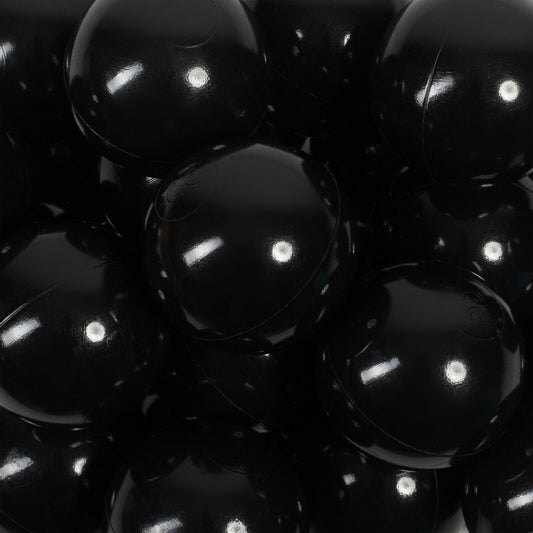 Plastikbälle Bälle für Bällebad 7 cm - Schwarz