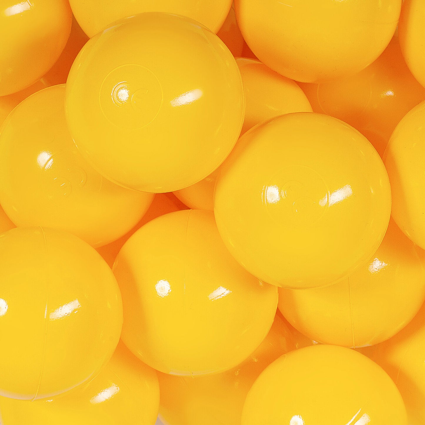 Plastikbälle Bälle für Bällebad 7 cm - Gelb