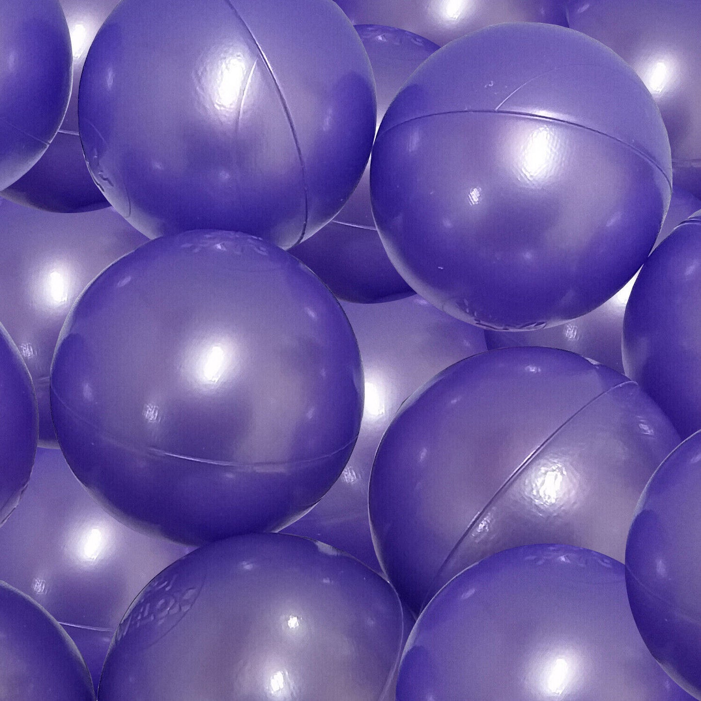 LEANBE Bällebad Bälle 7 cm – Hochwertige Plastikbälle für Kinder Spielspaß - Lila
