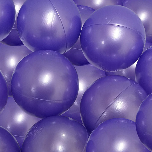 LEANBE Bällebad Bälle 7 cm – Hochwertige Plastikbälle für Kinder Spielspaß - Lila