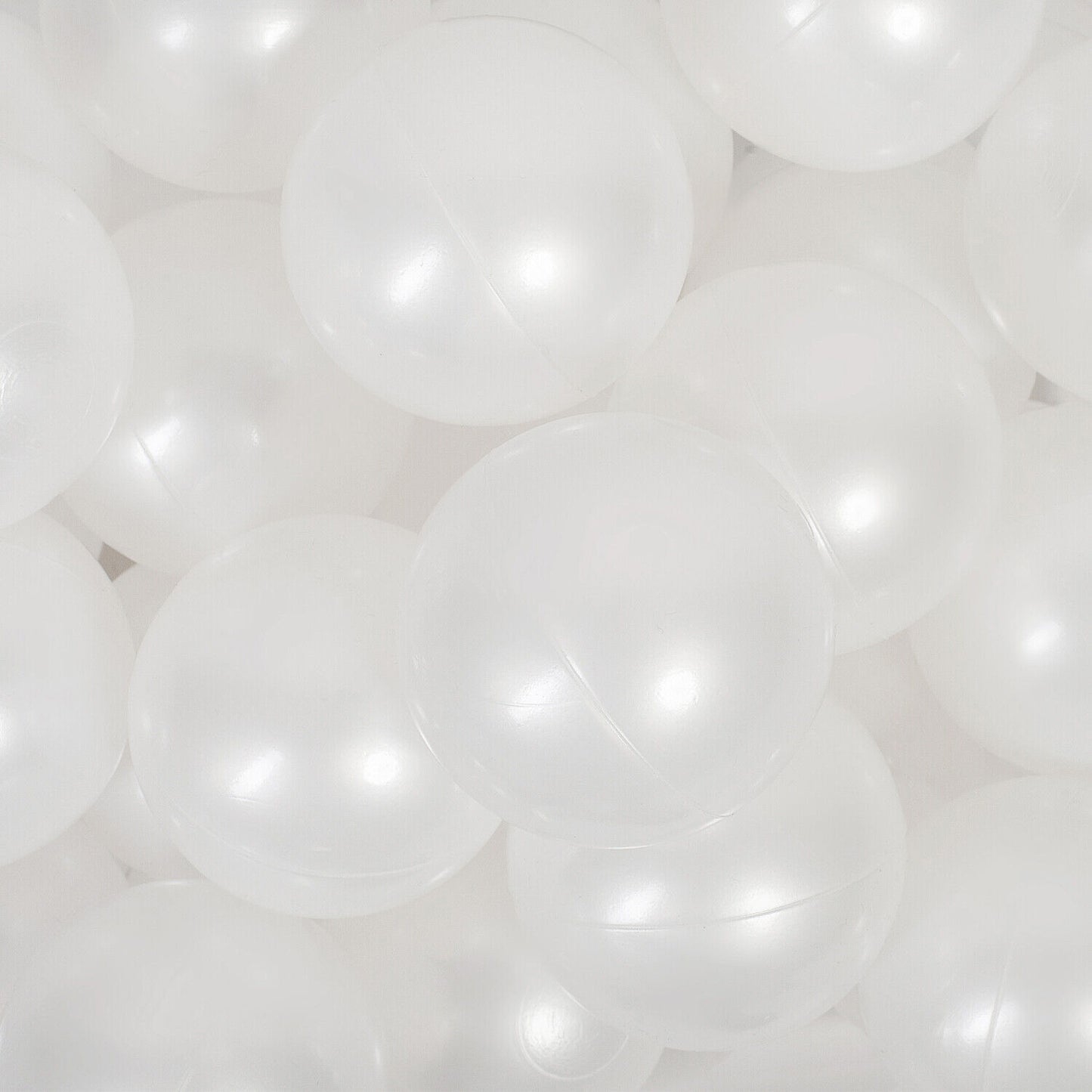 Plastikbälle Bälle für Bällebad 7 cm - Perlweiß