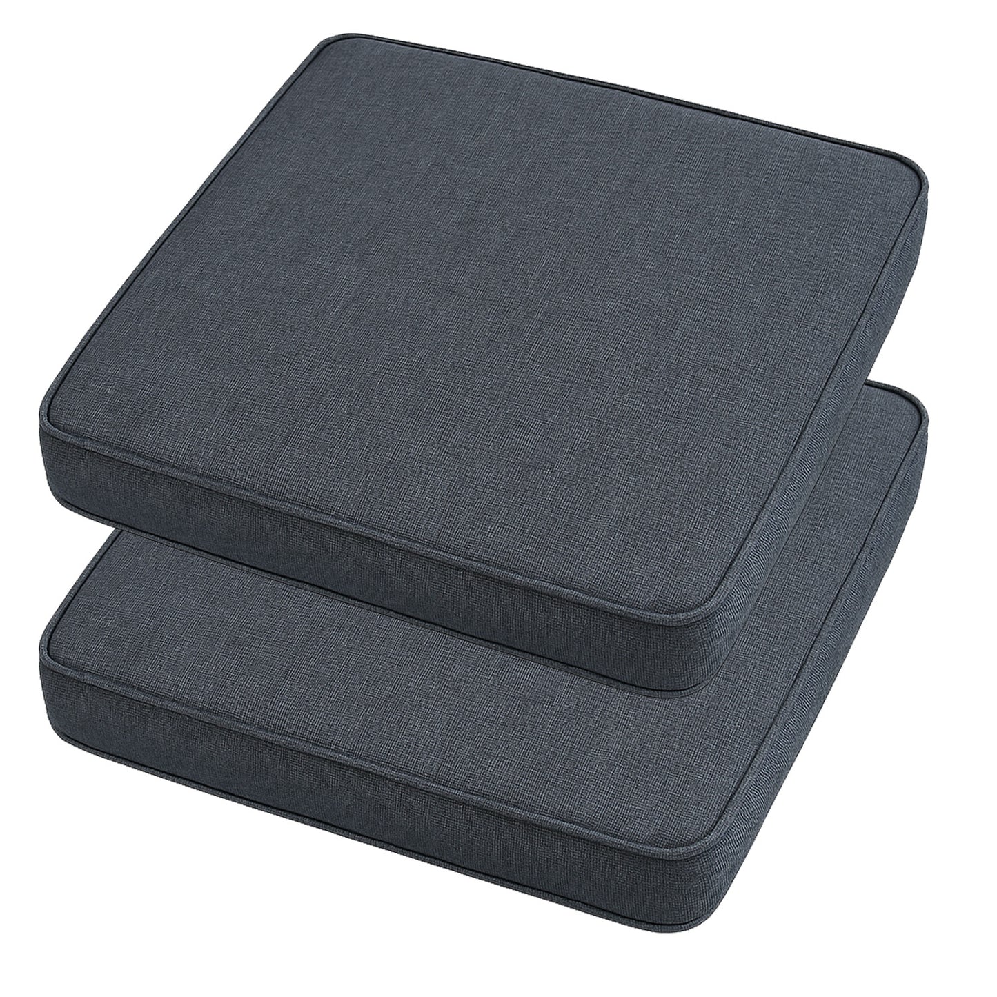 Sitzkissen 2er Set für Garten & Zuhause Navyblau