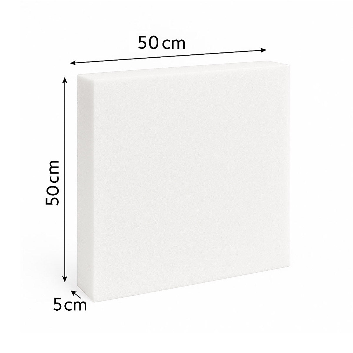 Schaumstoff Schaumstoffplatte N2237 50 x 50 x 5 cm
