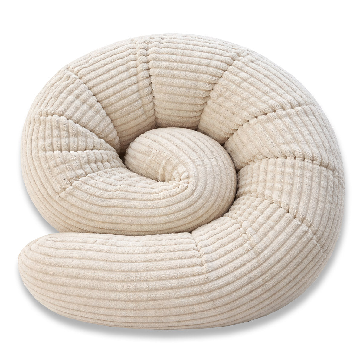 Bettschlange Stillkissen Seitenschläferkissen 150 cm Beige Cord
