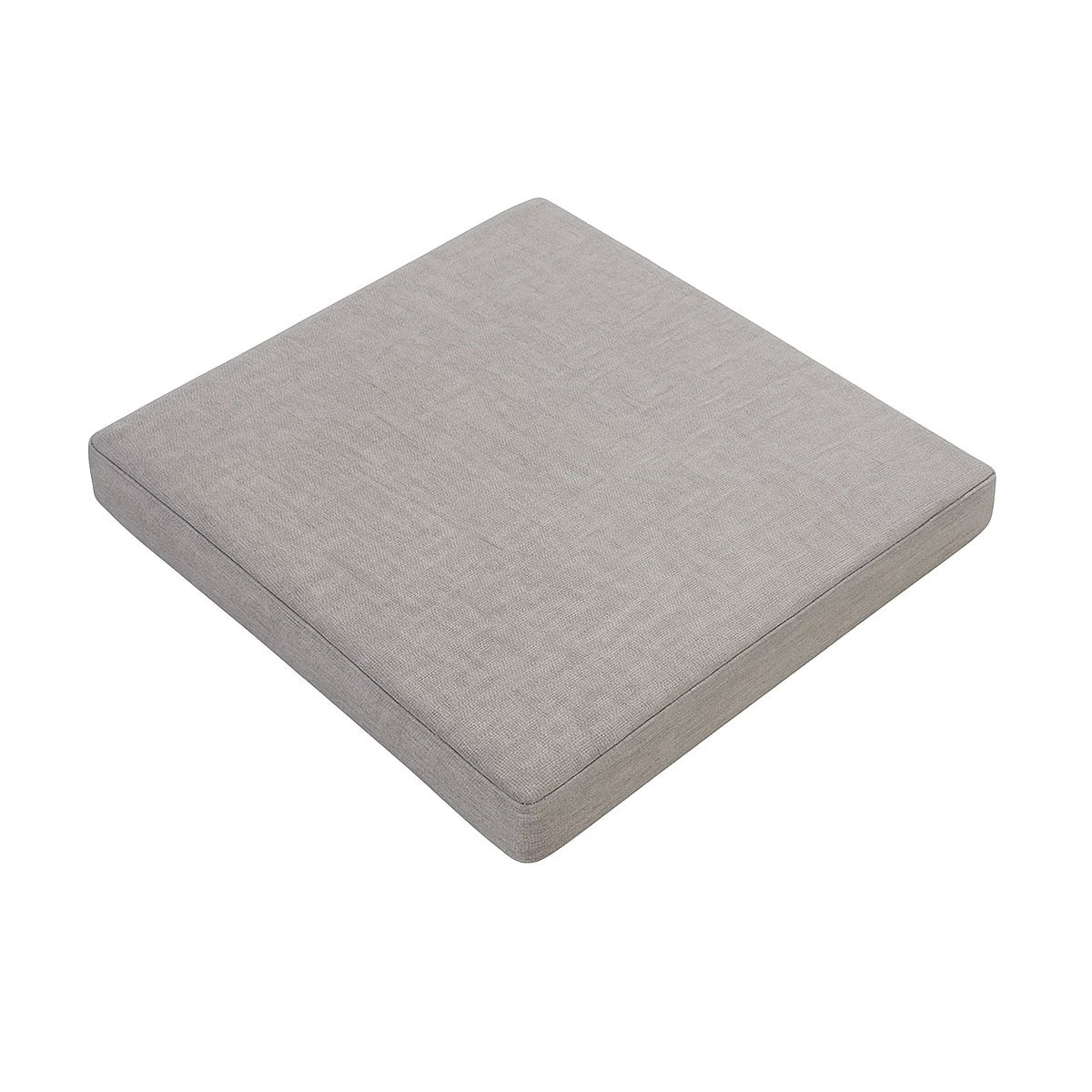 LEANBE Sitzkissen 2er Set – Bequeme Polster für Garten, Balkon und Zuhause 40 x 40 x 5 cm Hellgrau