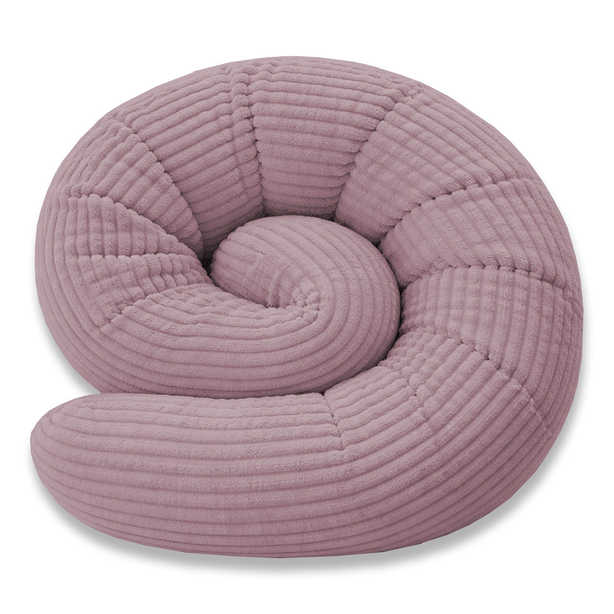 LEANBE Bettschlange Stillkissen – Vielseitiges Seitenschläferkissen 150 cm Lila Cord