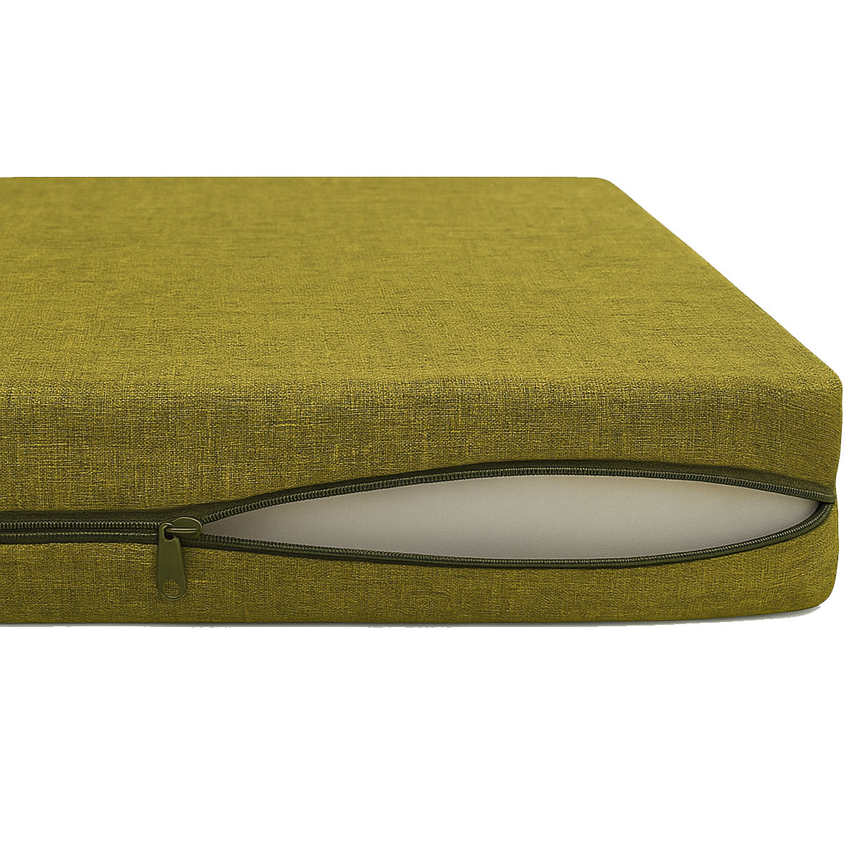 LEANBE Sitzkissen 2er Set – Bequeme Polster für Garten, Balkon und Zuhause 40 x 40 x 5 cm Grün