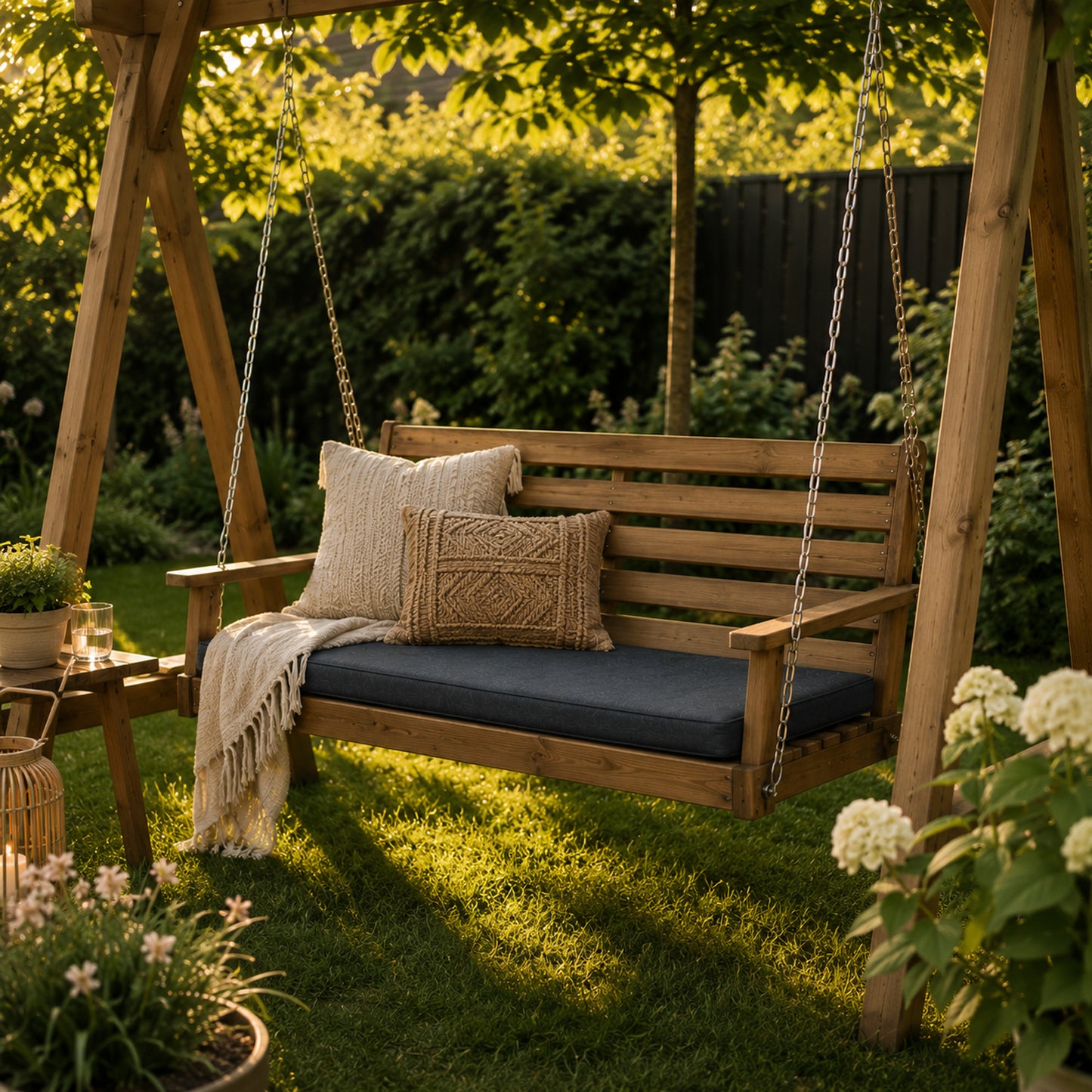 Gartenkissen 110-150 cm – Komfortables Sitzkissen für Gartenbank & Outdoor-Möbel