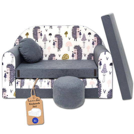 Kindersofa 3in1 – Spielsofa & Schlafsofa für Kinder AX1