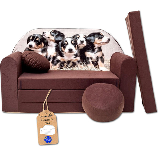 Kindersofa 3in1 – Spielsofa & Schlafsofa für Kinder K7