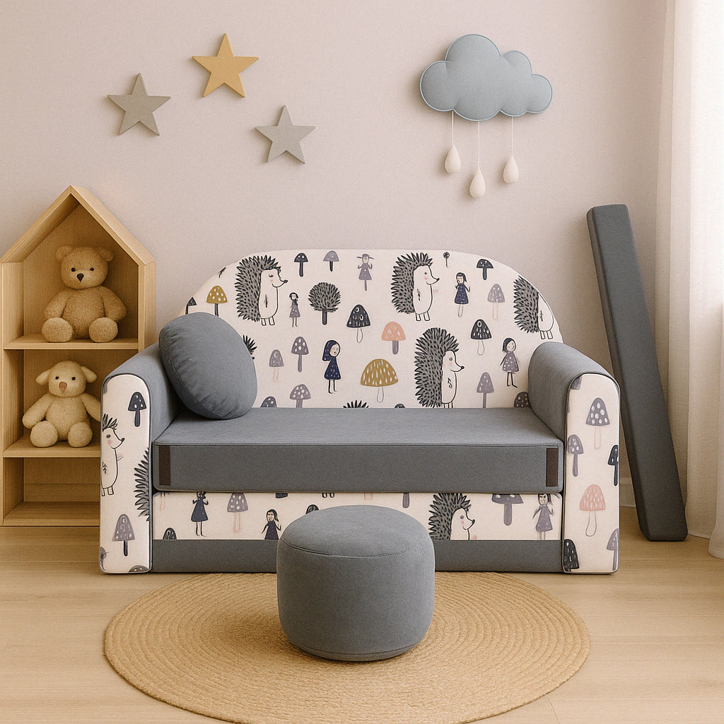 Kindersofa 3in1 – Spielsofa & Schlafsofa für Kinder AX1