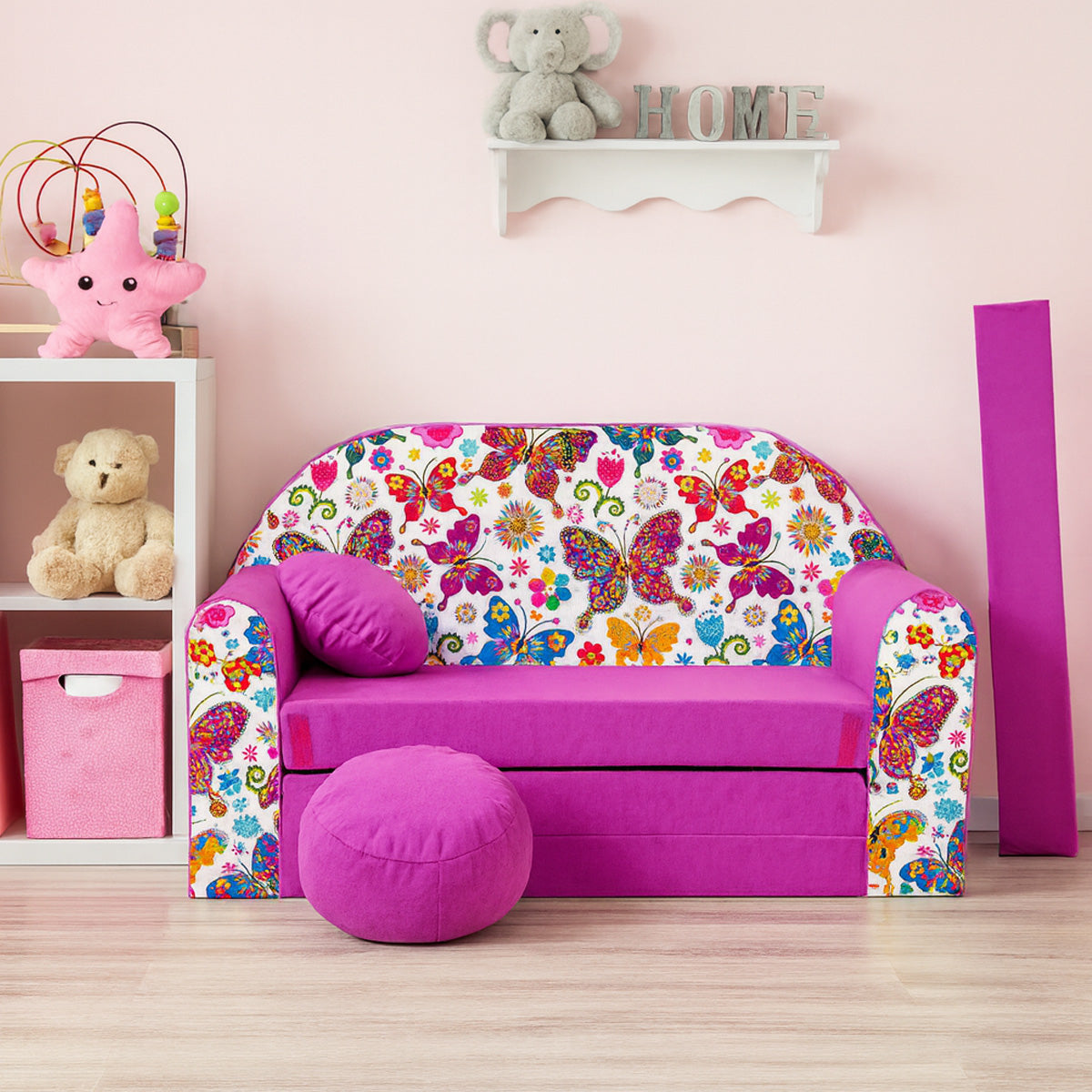 Kindersofa 3in1 – Spielsofa & Schlafsofa für Kinder M33