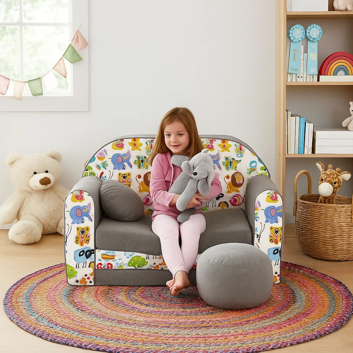Kindersofa 3in1 – Spielsofa & Schlafsofa für Kinder A5