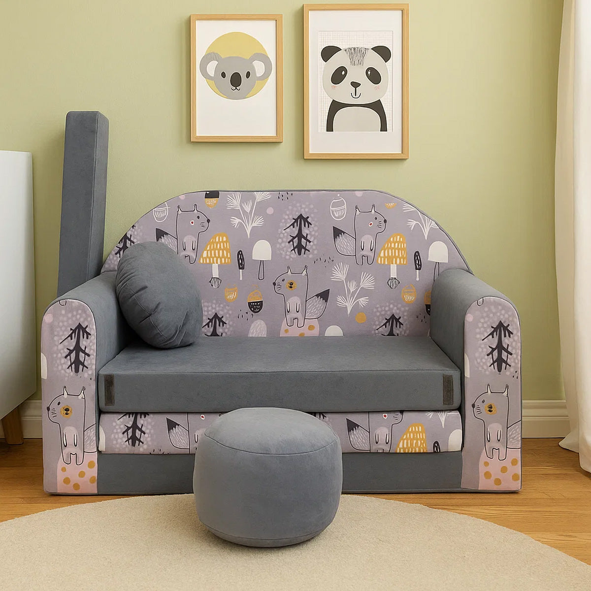 Kindersofa 3in1 – Spielsofa & Schlafsofa für Kinder AX4