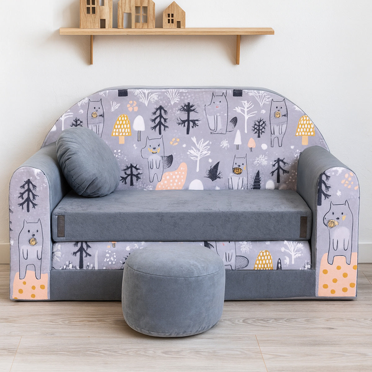 Kindersofa 3in1 – Spielsofa & Schlafsofa für Kinder AX4