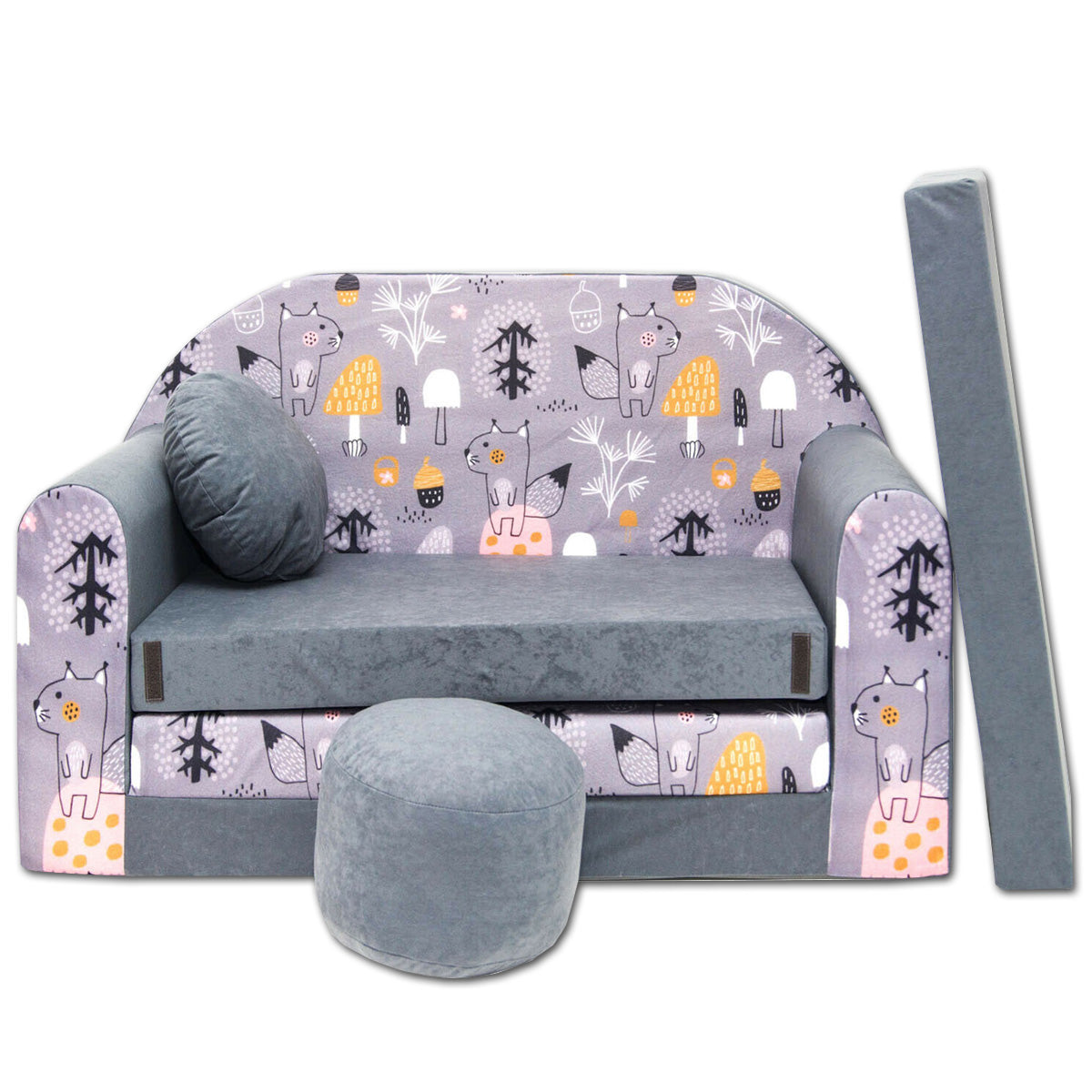 Kindersofa 3in1 – Spielsofa & Schlafsofa für Kinder AX4