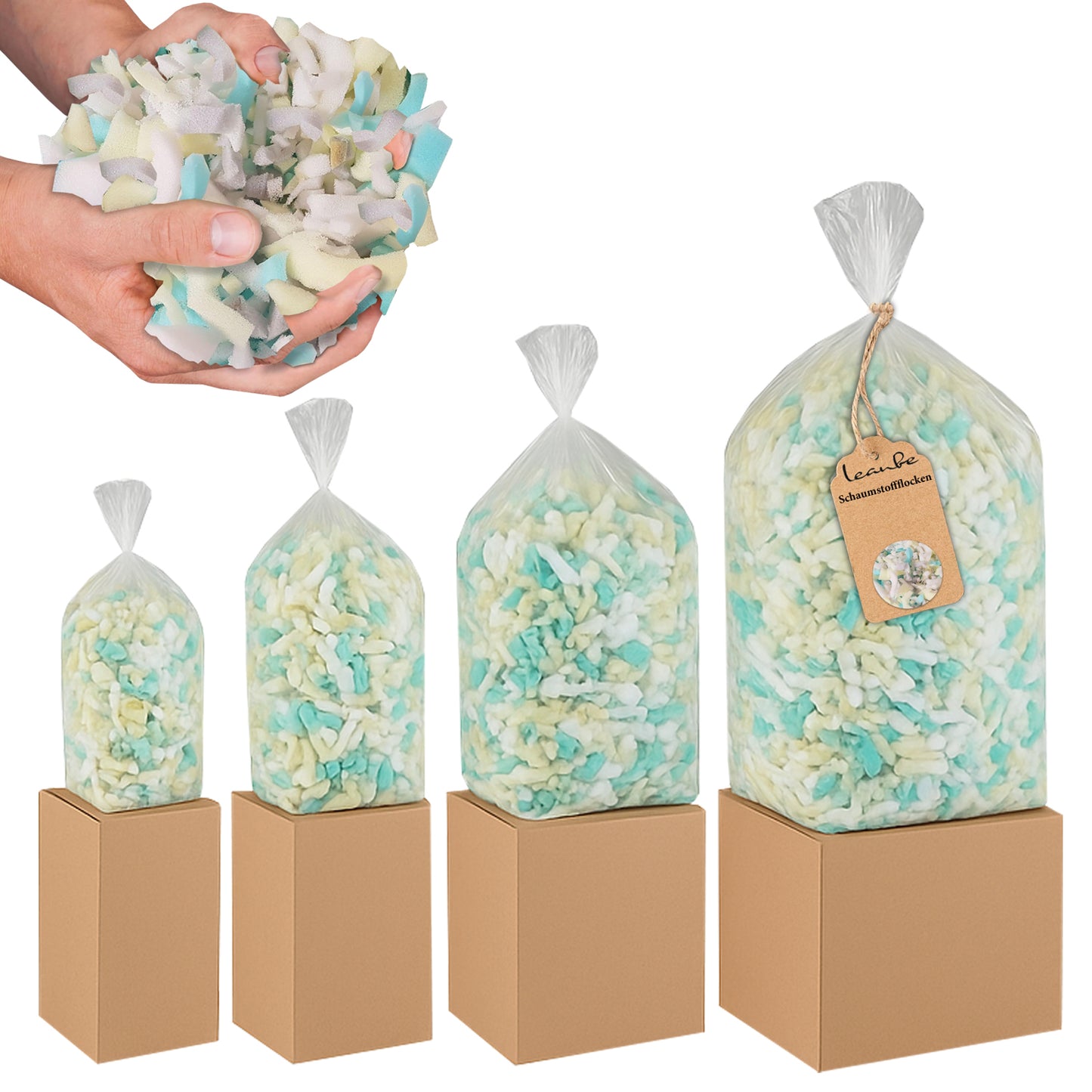 Kissenfüllung Füllmaterial Kissen Füllstoff Schaumstoffflocken