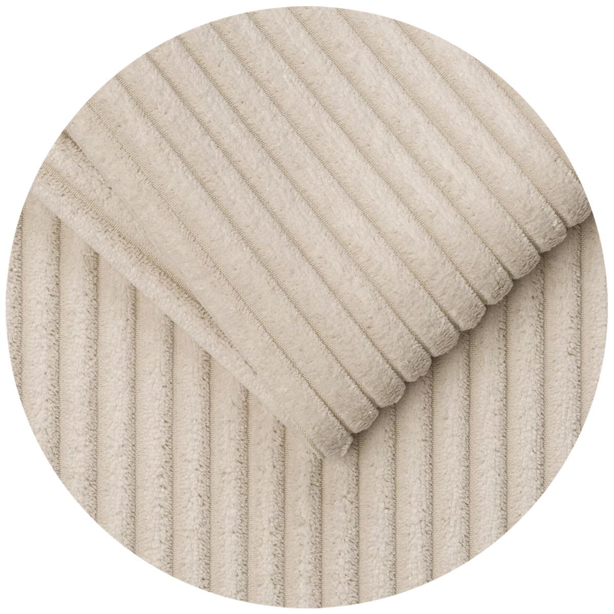 LEANBE Cord Dekokissen – Weiches Kissen mit strukturierter Oberfläche - Beige