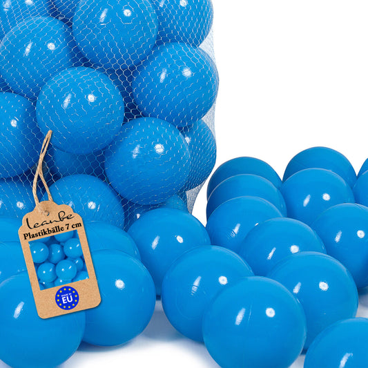 Plastikbälle Bälle für Bällebad 7 cm - Blau