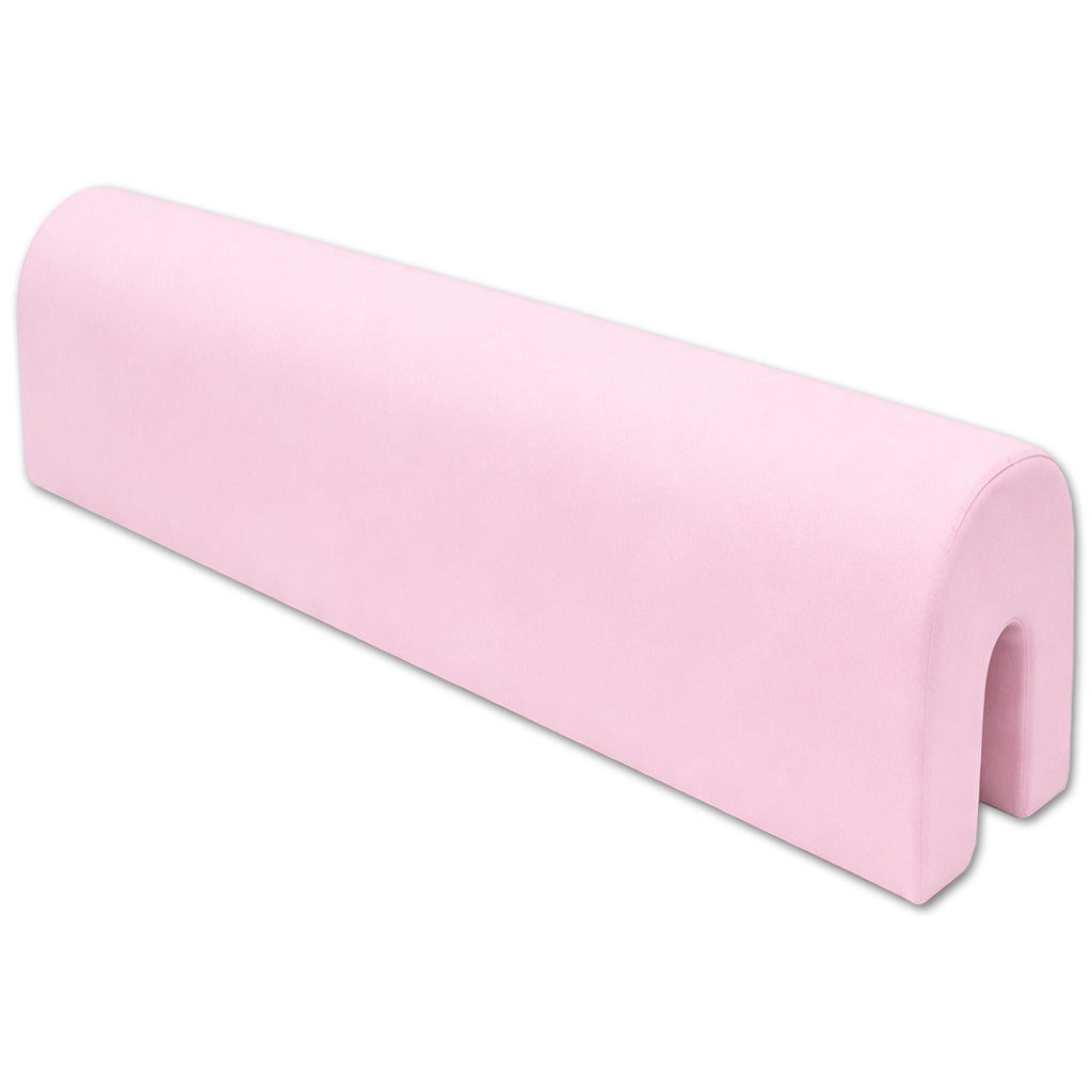 LEANBE Bettkantenschutz 70 cm für Betten -  Kissen für bettumrandung – Rosa Baumwolle